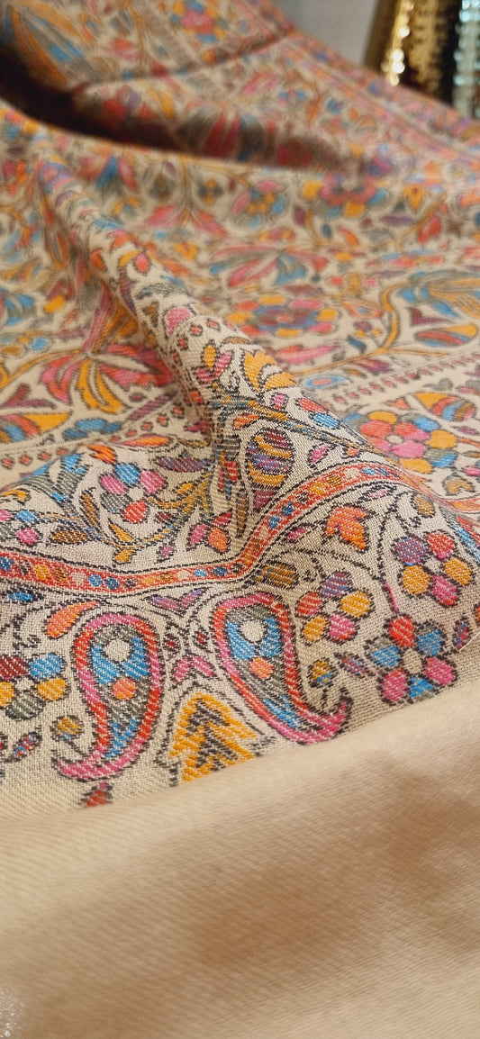 Jama kaani pashmina shawl