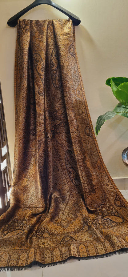 Reversible Moonlight gandhara kaani pashmina