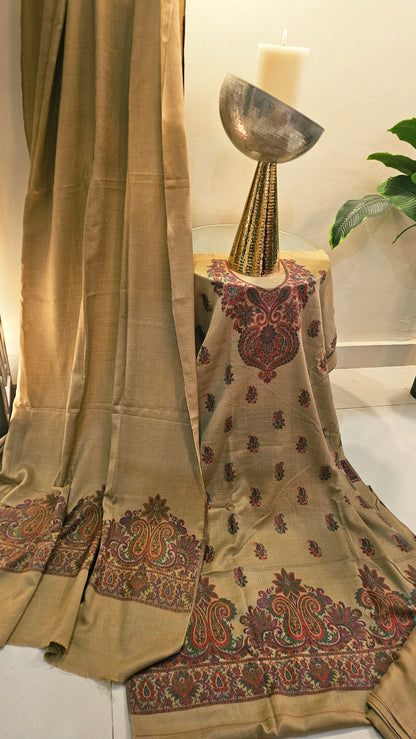 Kaani suit: Pashmina