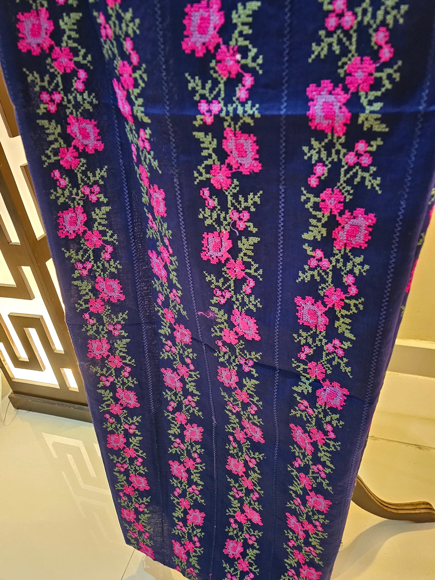 Lawn embroidered two piece