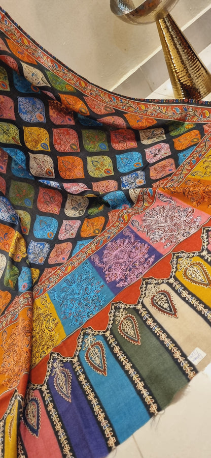 Reelkar embroidered pashmina