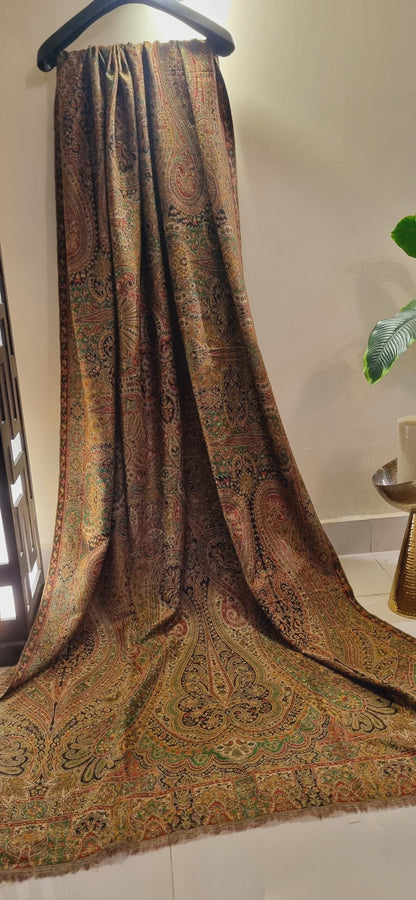 Persian reversible kaani pashmina shawl