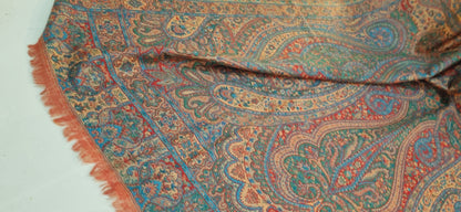 Reversible kaani pashmina shawl