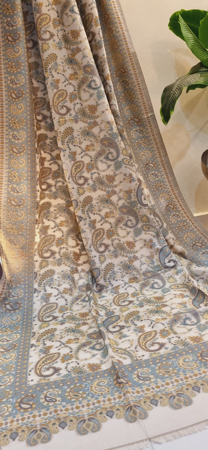 Woolen pashmina kaani shawl