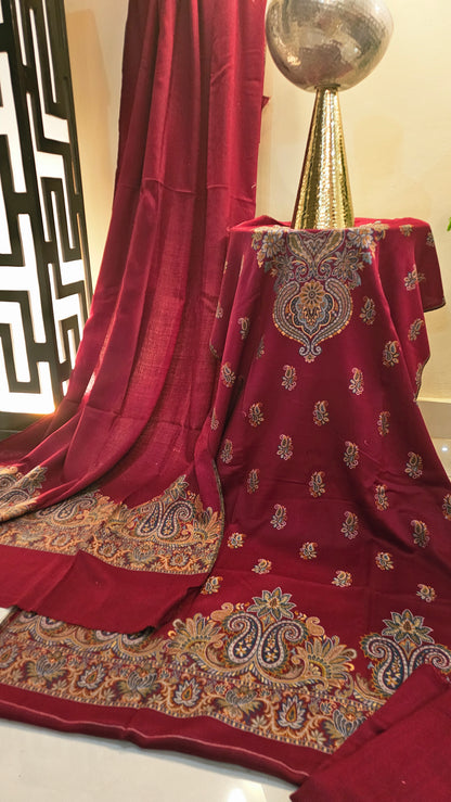 Kaani suit: Pashmina