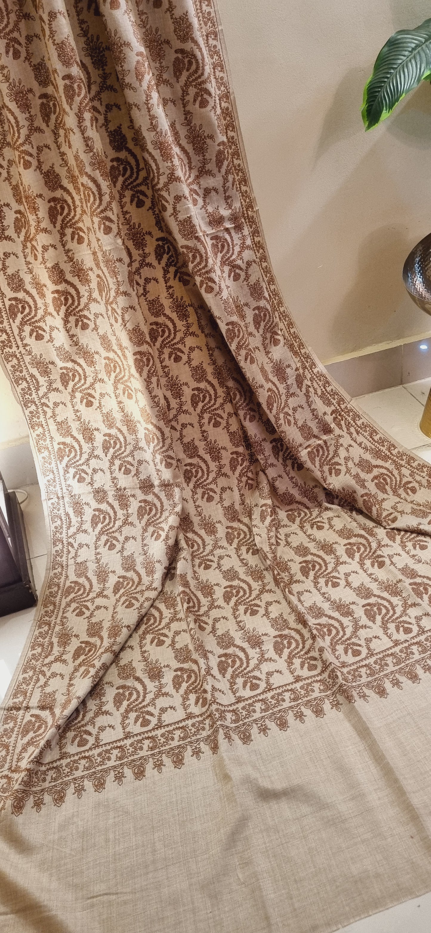 Toosh embroidered shawl