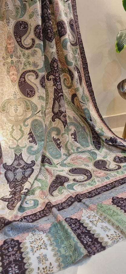 Reelkar embroidered pashmina shawl