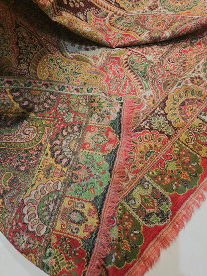 Reversible Persian kaani shawl