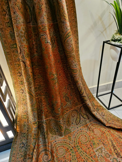 Tabraiz persian kaani pashmina shawl