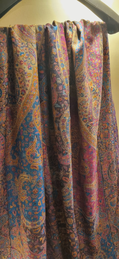 Persian pashmina kaani shawl