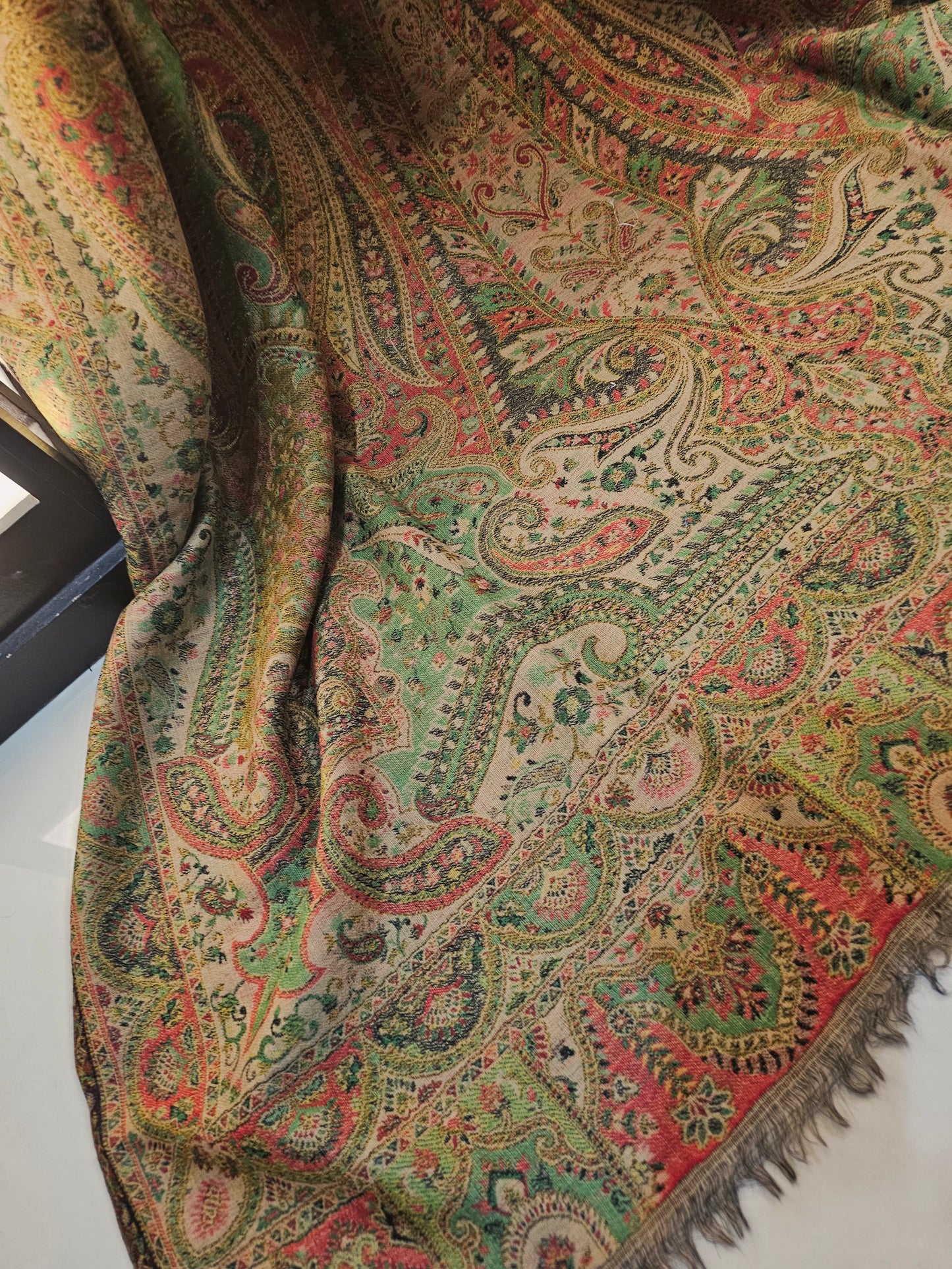 Reversible Persian kaani shawl