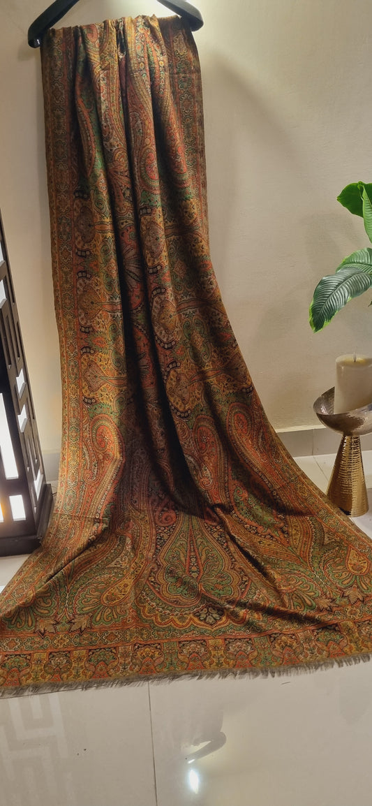 Persian reversible kaani pashmina shawl