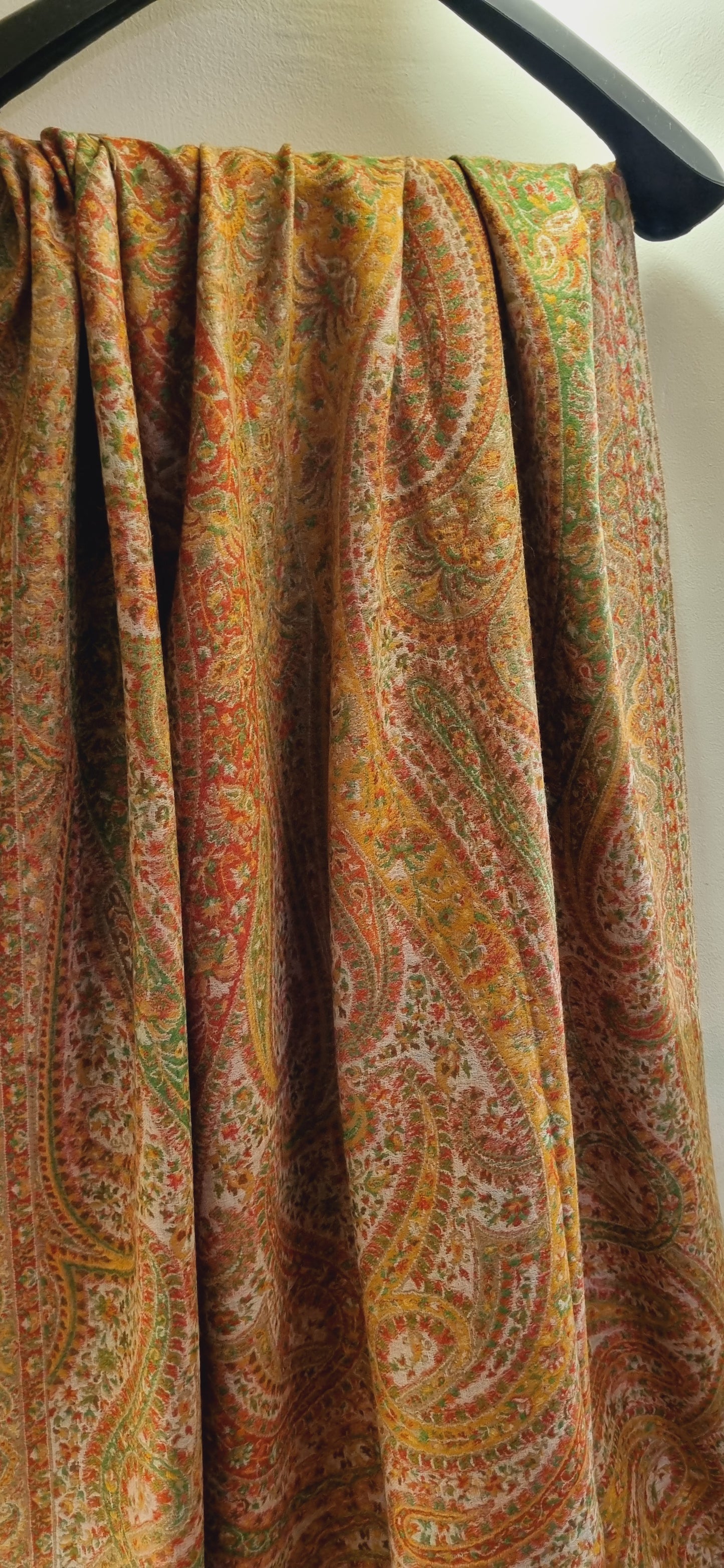 Reversible persian kaani shawl