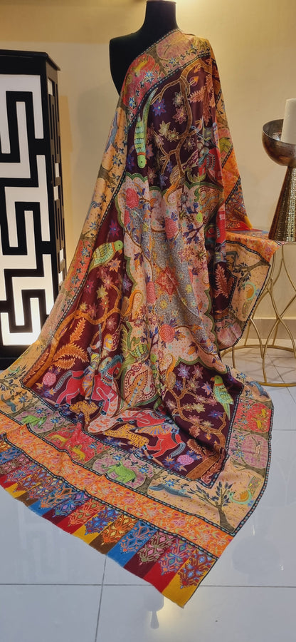 Reelkar shikargah shawl