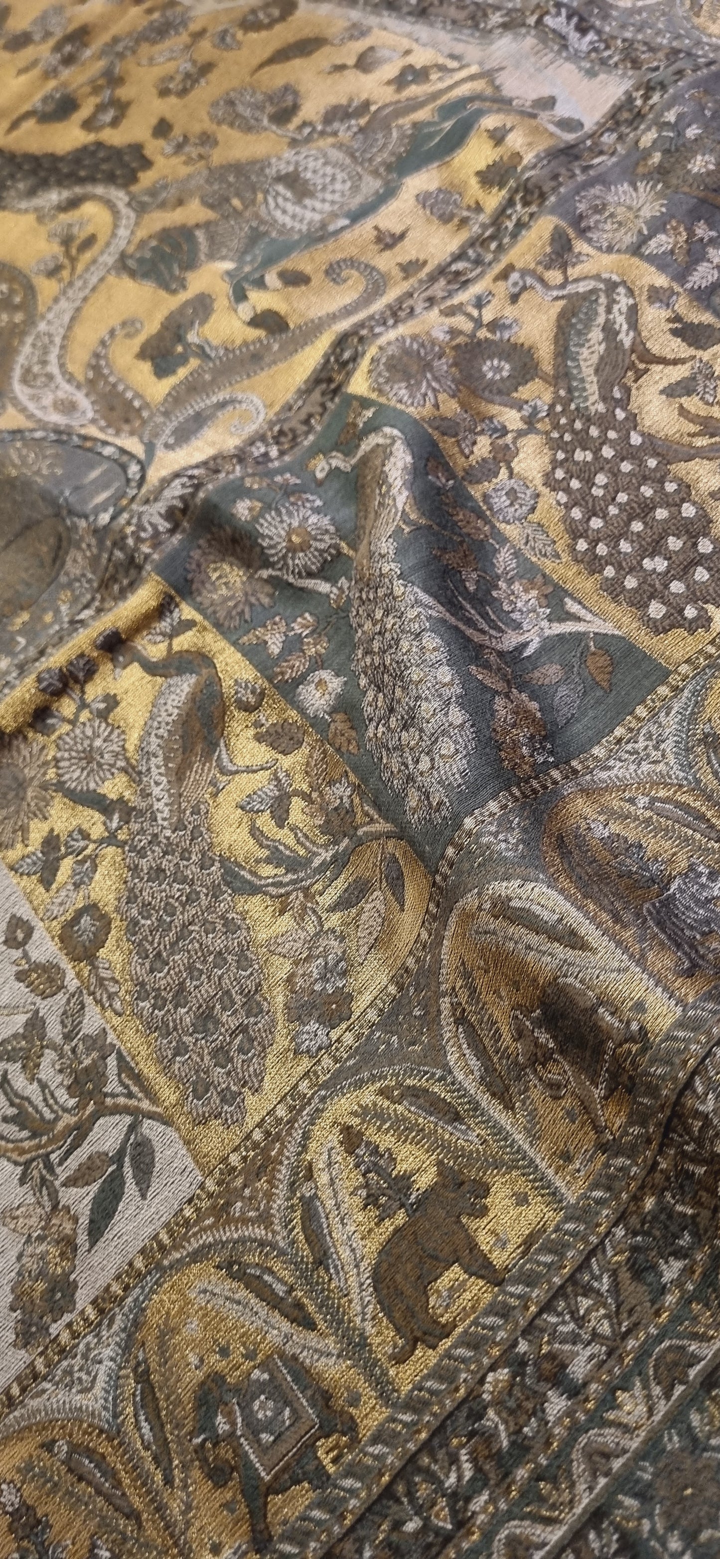 Laila's moonlight silky kaani shawl
