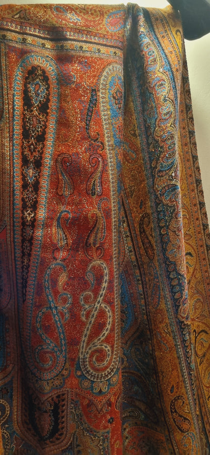 Pashmina with zaree kaani shawl