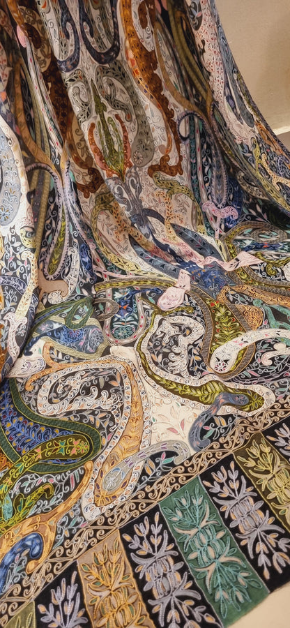 Reelkar embroidered pashmina