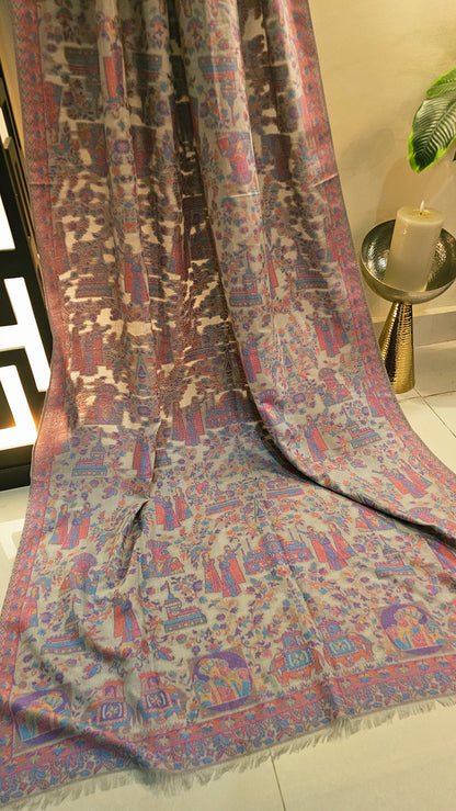 Kaani shawl: woollen pashmina