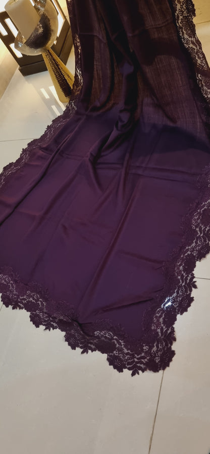 Pashmina chantilly shawl