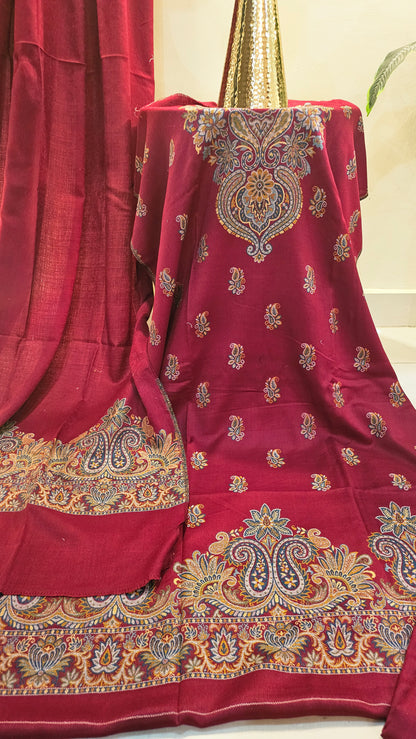 Kaani suit: Pashmina