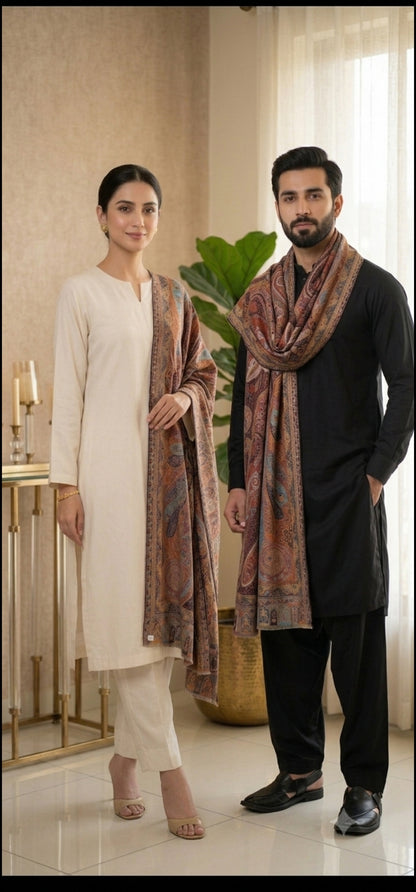 Unisex kaani shawl: Pashmina