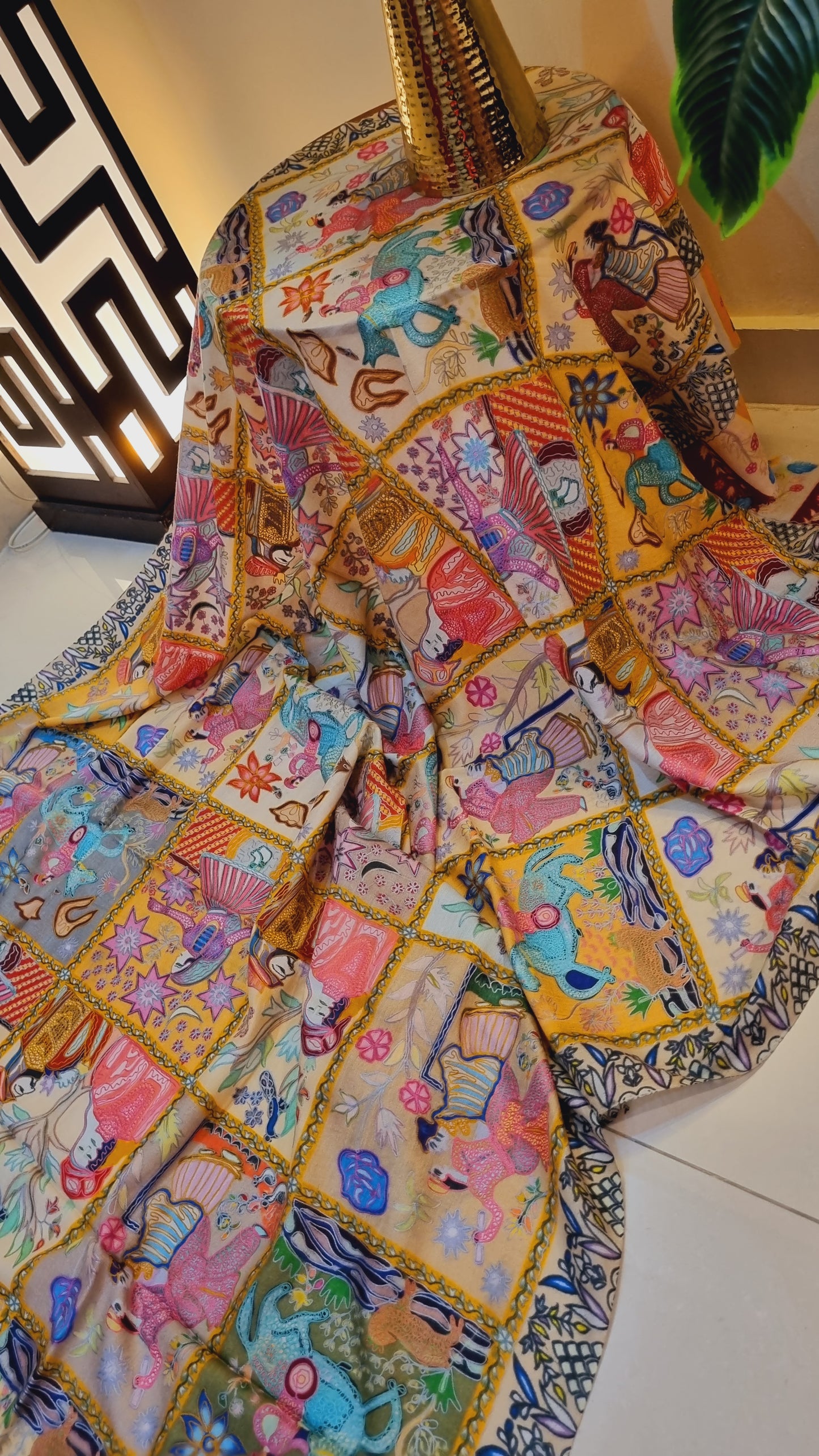 Mughal reelkar pashmina