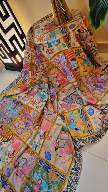 Mughal reelkar pashmina
