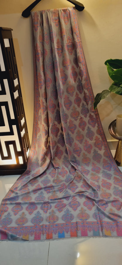Woollen pashmina kaani shawls
