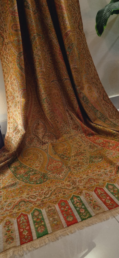 Reversible persian kaani shawl