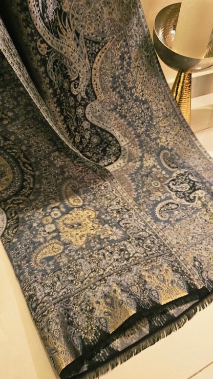 Gandhara reversible kaani: shawl