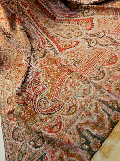 Tabraiz persian kaani pashmina shawl