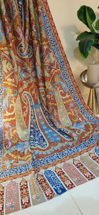 Reelkar embroidered pashmina