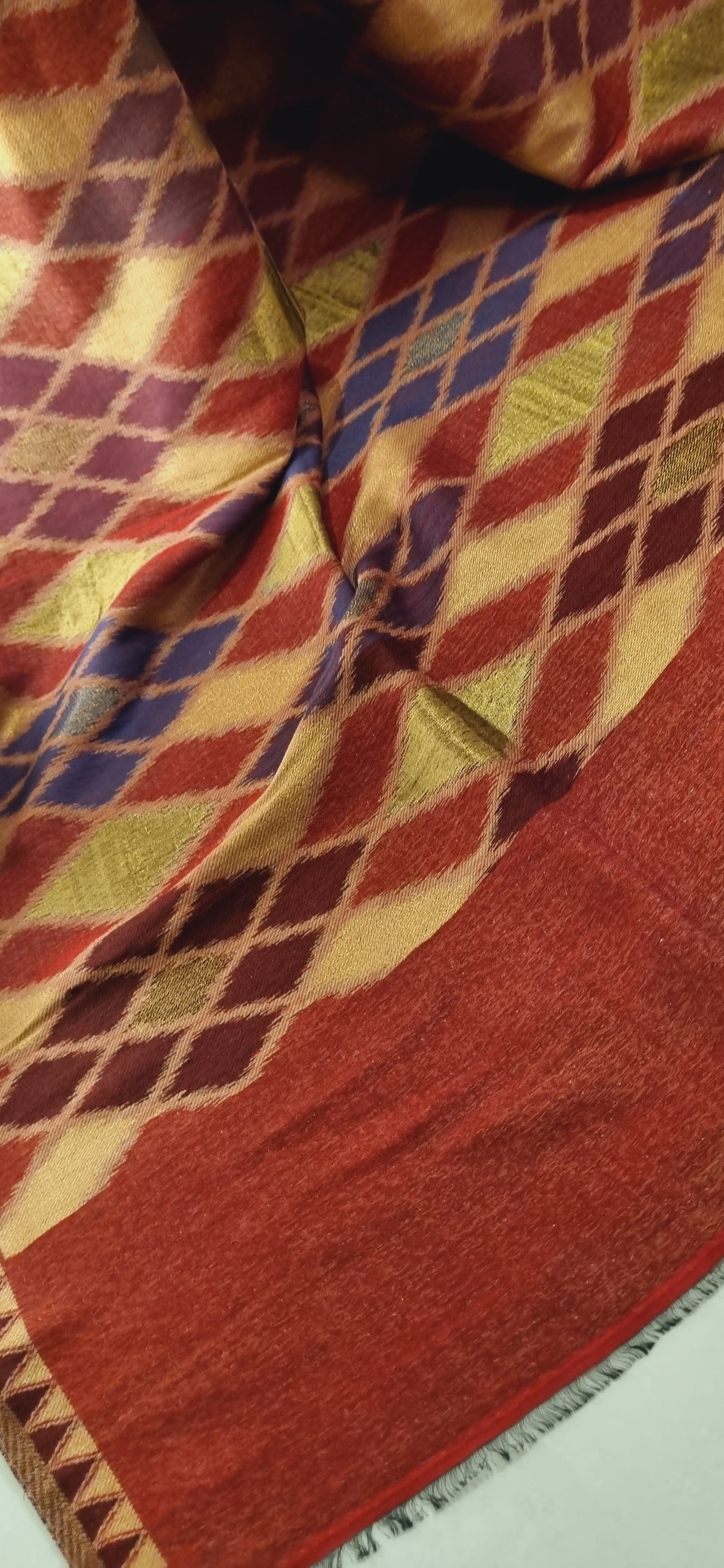 Reversible Moonlight kaani shawl