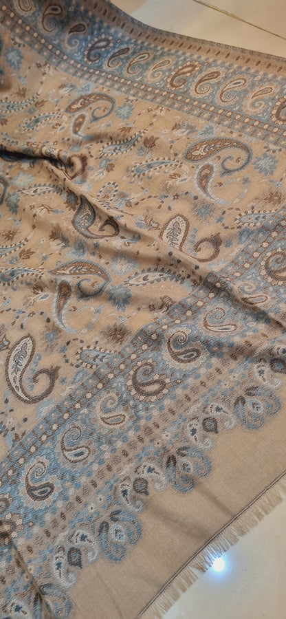 Woolen pashmina kaani shawl