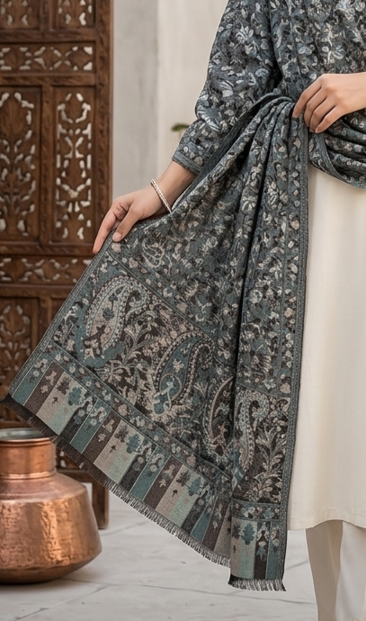 Kaani minishawl: woollen Pashmina