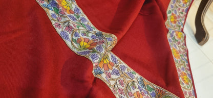 Kalamkar border Pashmina