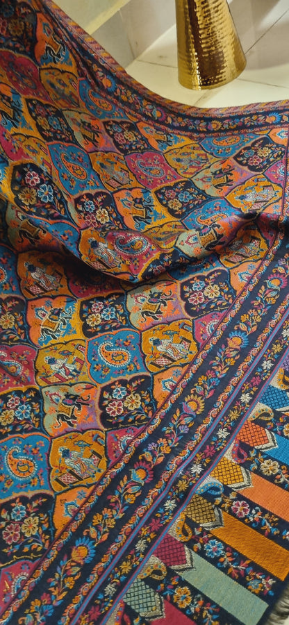 Tabrizi kaani pashmina shawl