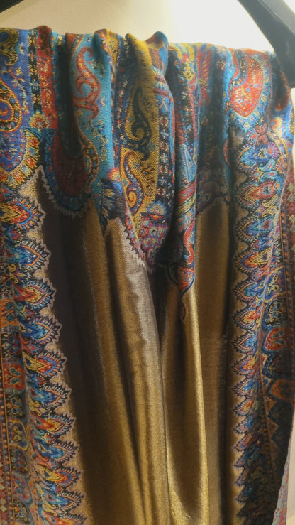 Gandhara moonlight pashmina kaani shawl