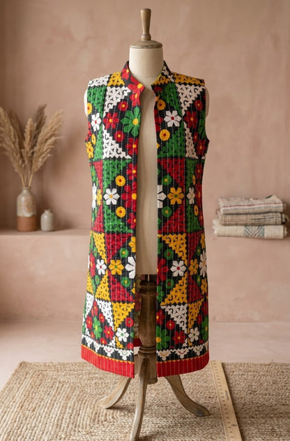 Kantha jacket: cotton