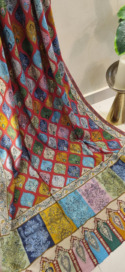 Reelkar embroidered pashmina