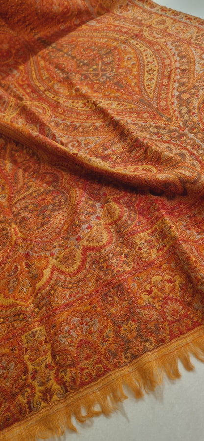 Reversible Persian kaani shawl