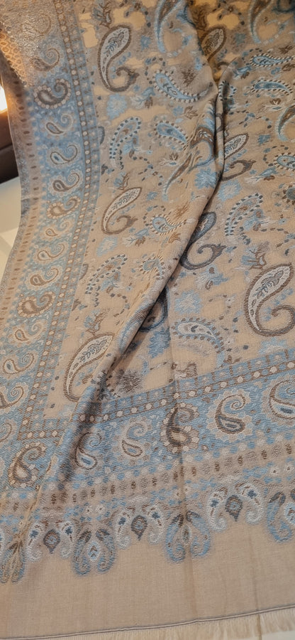 Woolen pashmina kaani shawl
