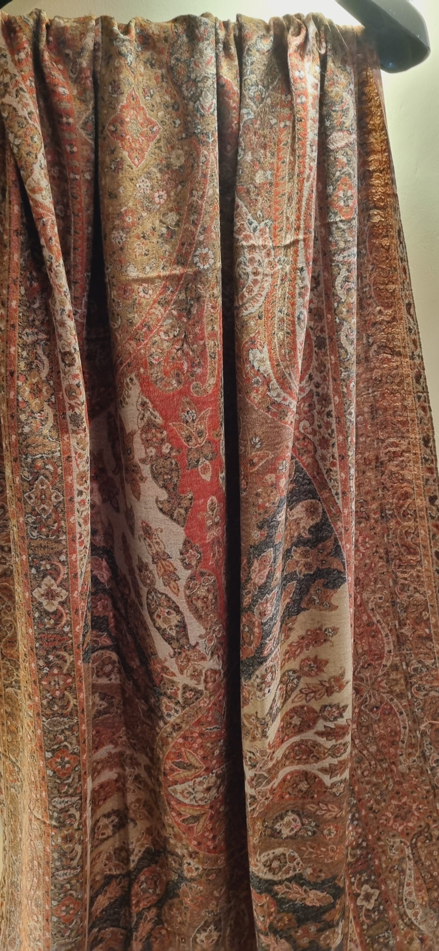 Reversible persian kaani shawl
