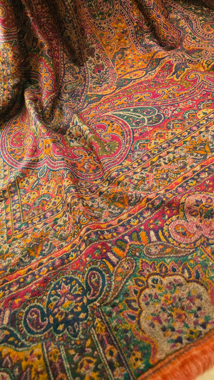 Reversible Persian kaani: Pashmina