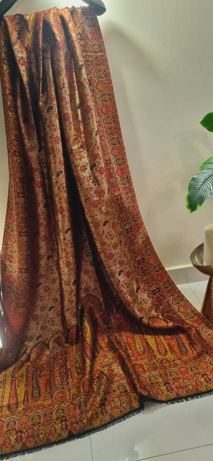 Moonlight gandhara reversible kaani shawl