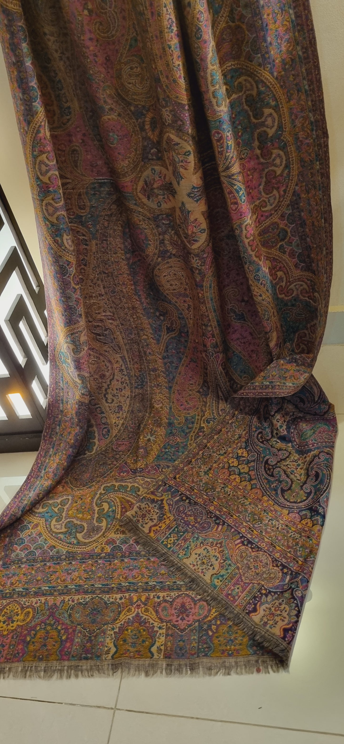Persian kaani reversible shawl
