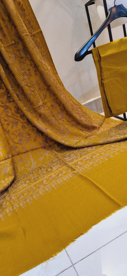 Pashmina embroidered suits