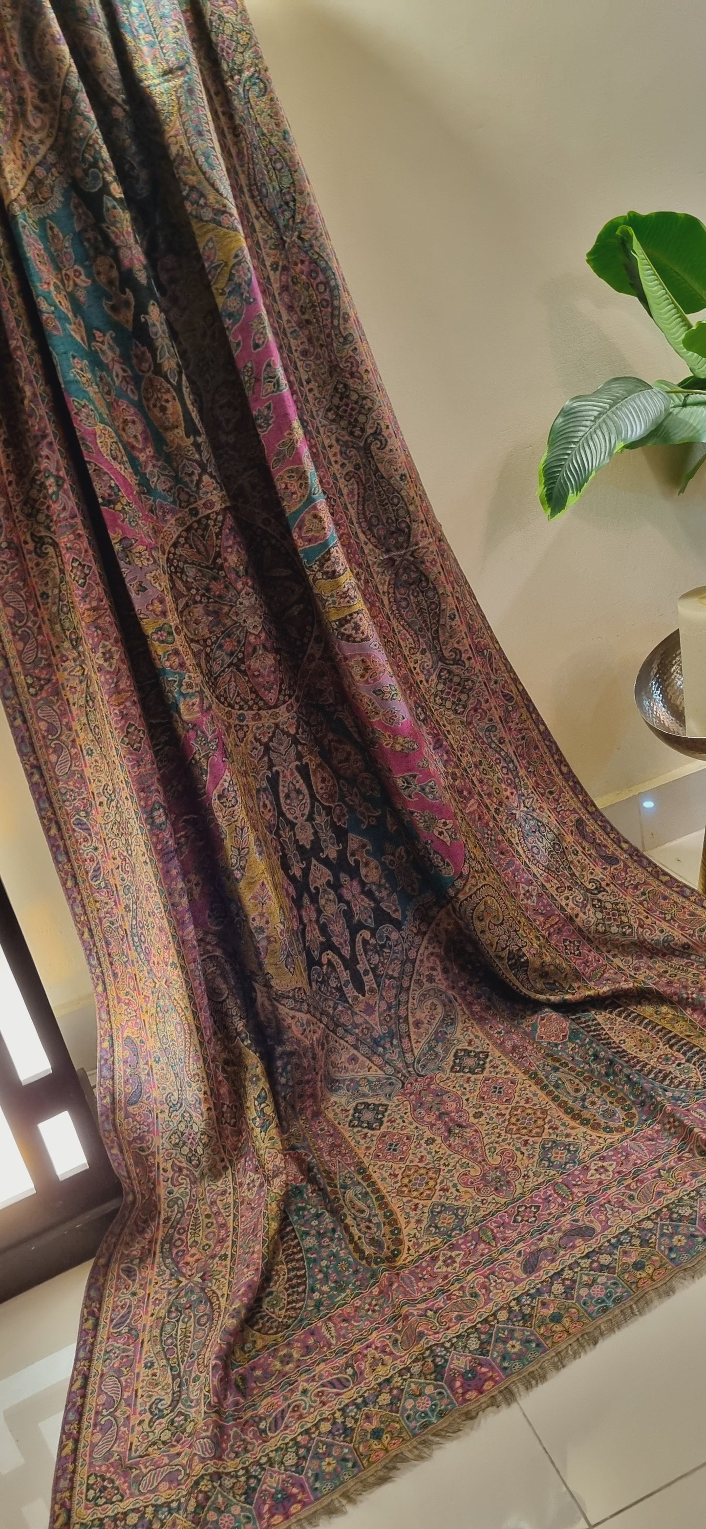 Persian kaani reversible shawl