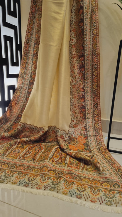 Gandhara moonlight pashmina kaani shawl