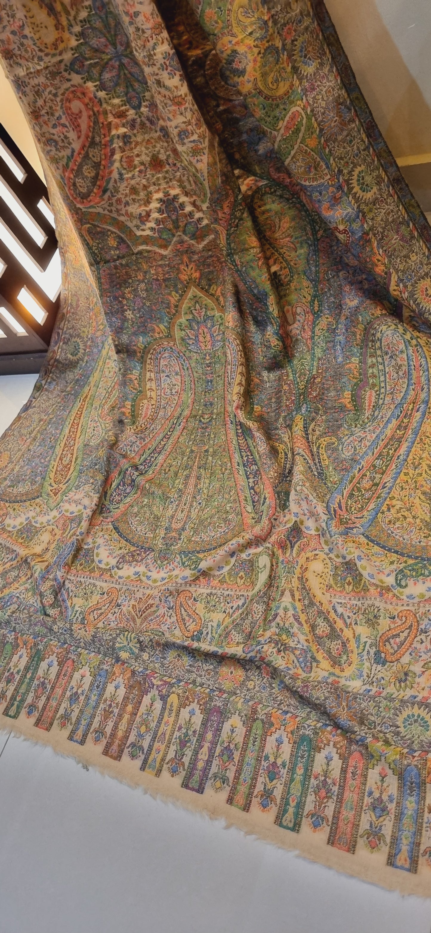 Persian kaani Pashmina shawl